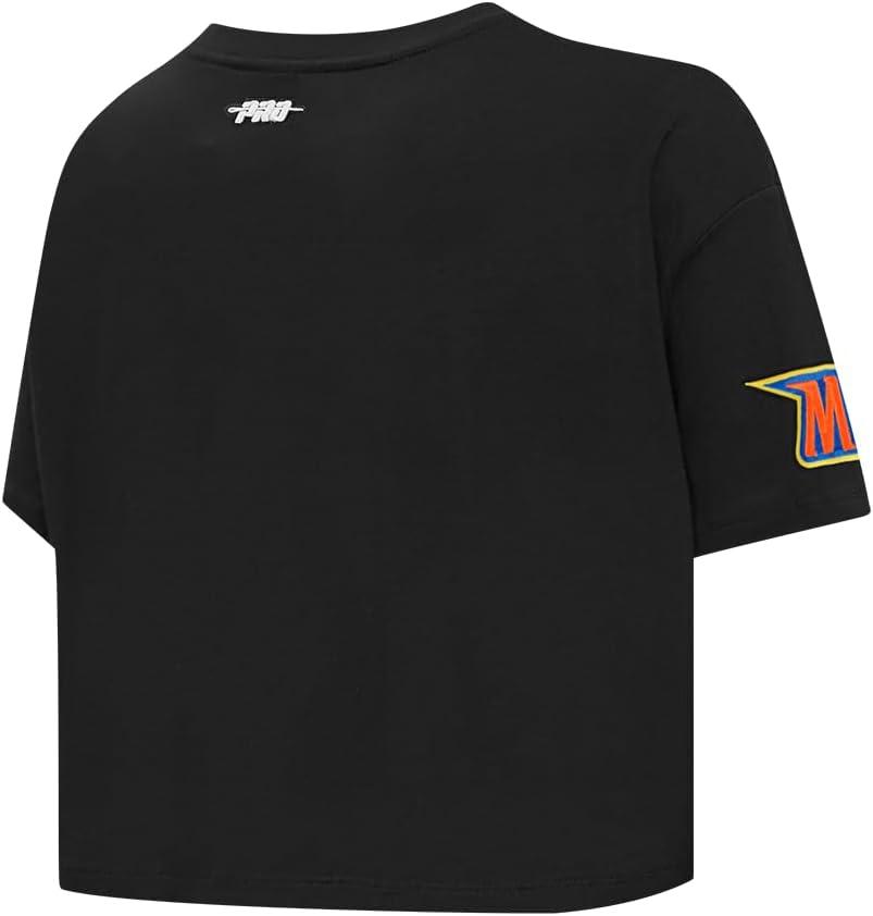 imagePro Standard NCAA Womens Womens College Jewels Cotton Short Sleeve Boxy TeeBlack