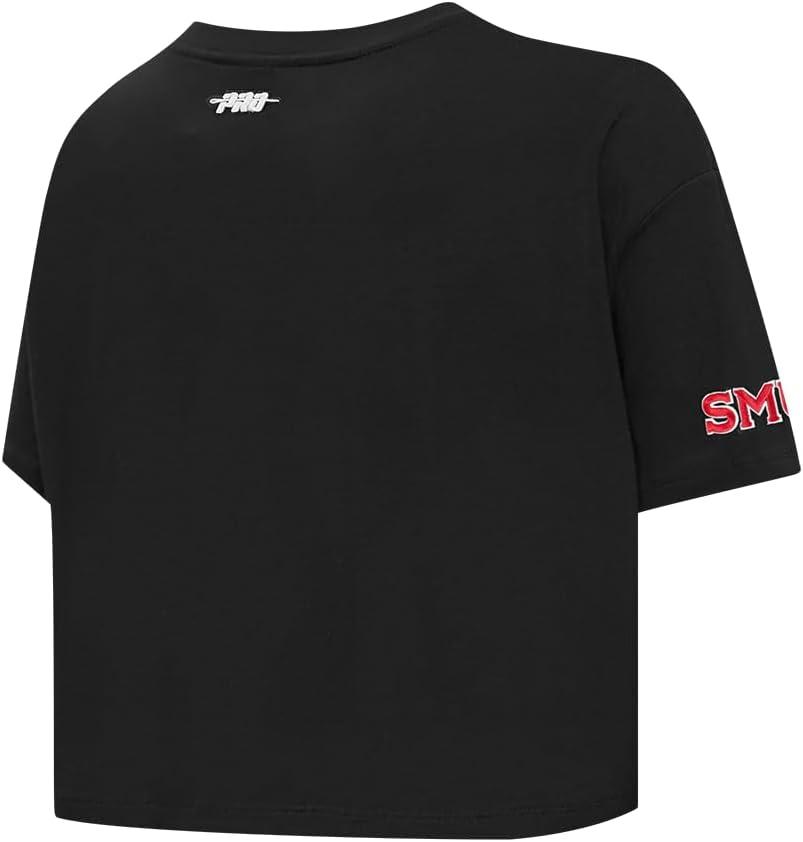 imagePro Standard NCAA Womens Womens College Jewels Cotton Short Sleeve Boxy TeeBlack