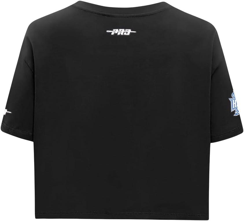 imagePro Standard NCAA Womens Womens College Jewels Cotton Short Sleeve Boxy TeeBlack
