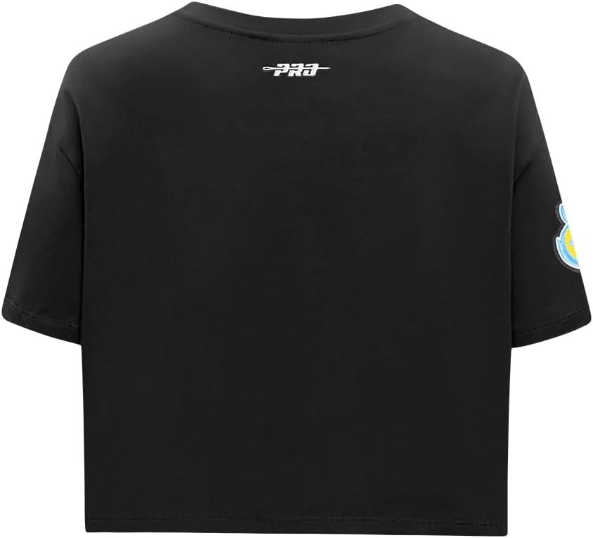 imagePro Standard NCAA Womens Womens College Jewels Cotton Short Sleeve Boxy TeeBlack