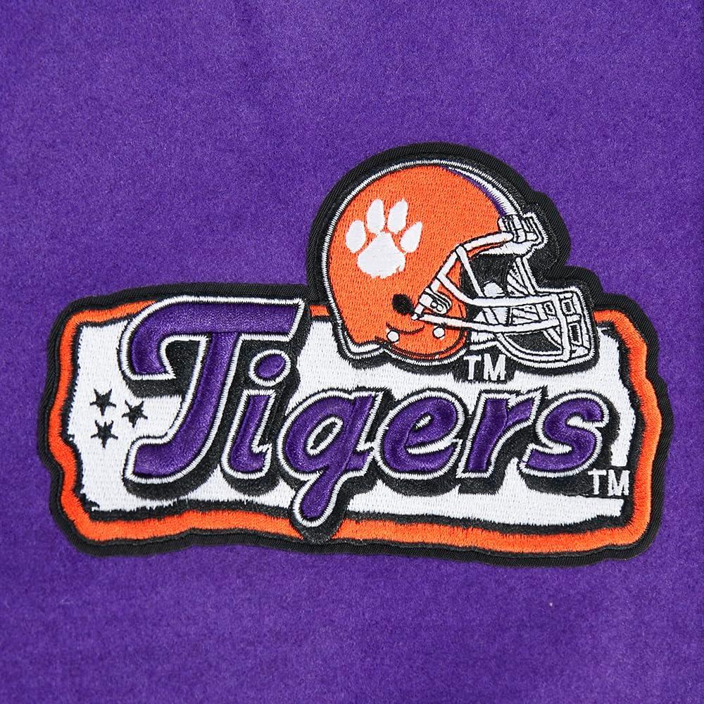 imagePro Standard NCAA mens Mens College Campus Ransom Varsity JacketPurpleWhite