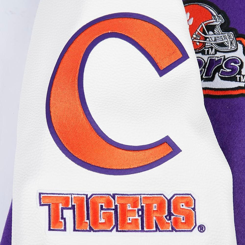imagePro Standard NCAA mens Mens College Campus Ransom Varsity JacketPurpleWhite