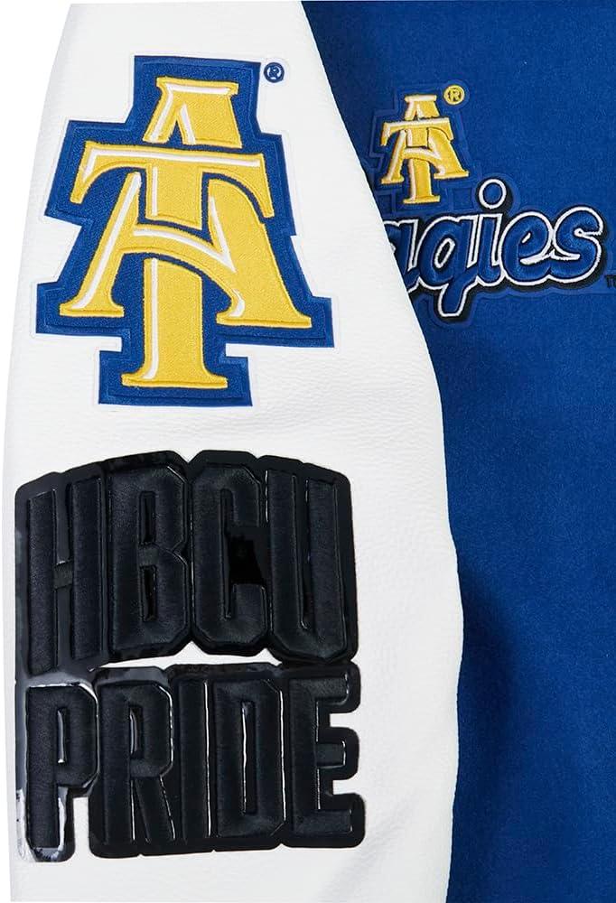 imagePro Standard NCAA mens Mens College Campus Ransom Wool Varsity JacketDodger BlueWhite