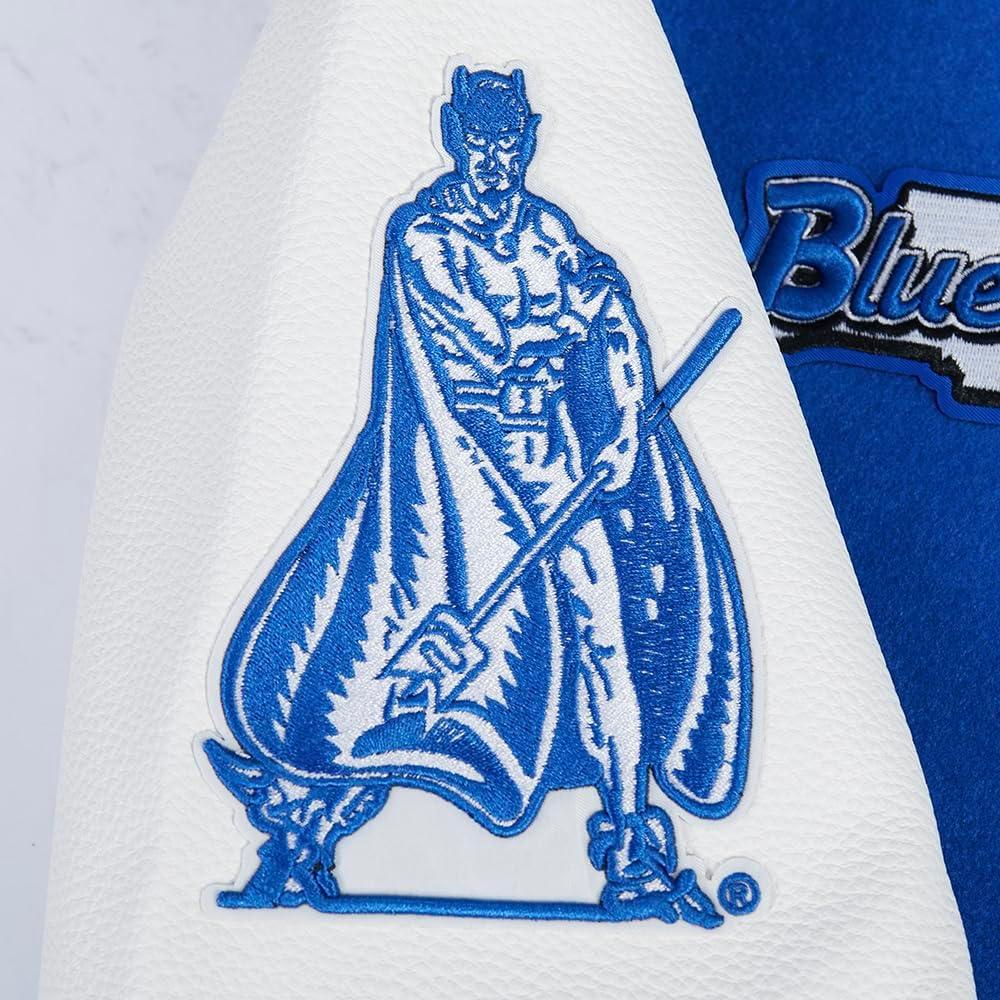 imagePro Standard NCAA mens Mens College Campus Ransom Wool Varsity JacketRoyal BlueWhite