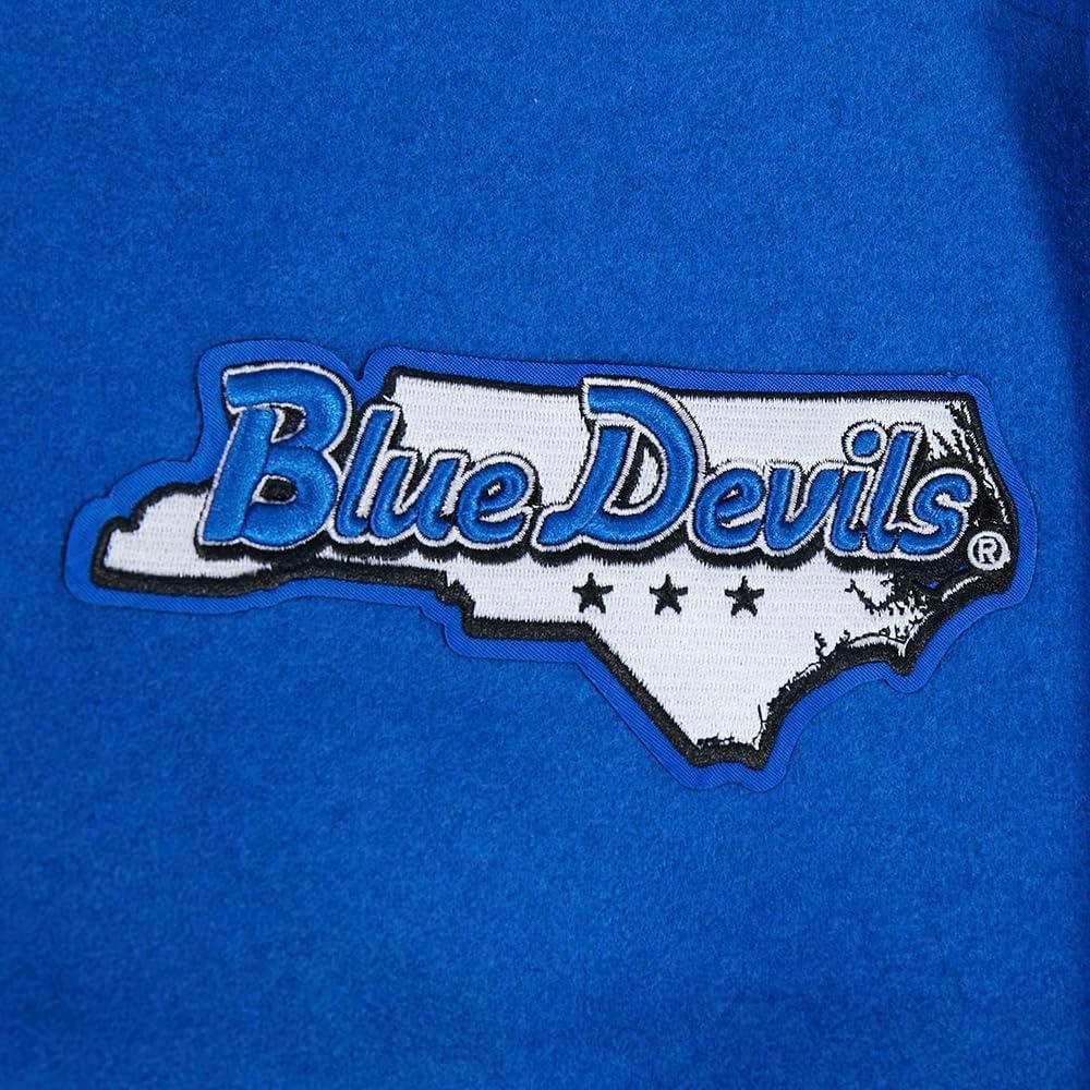 imagePro Standard NCAA mens Mens College Campus Ransom Wool Varsity JacketRoyal BlueWhite