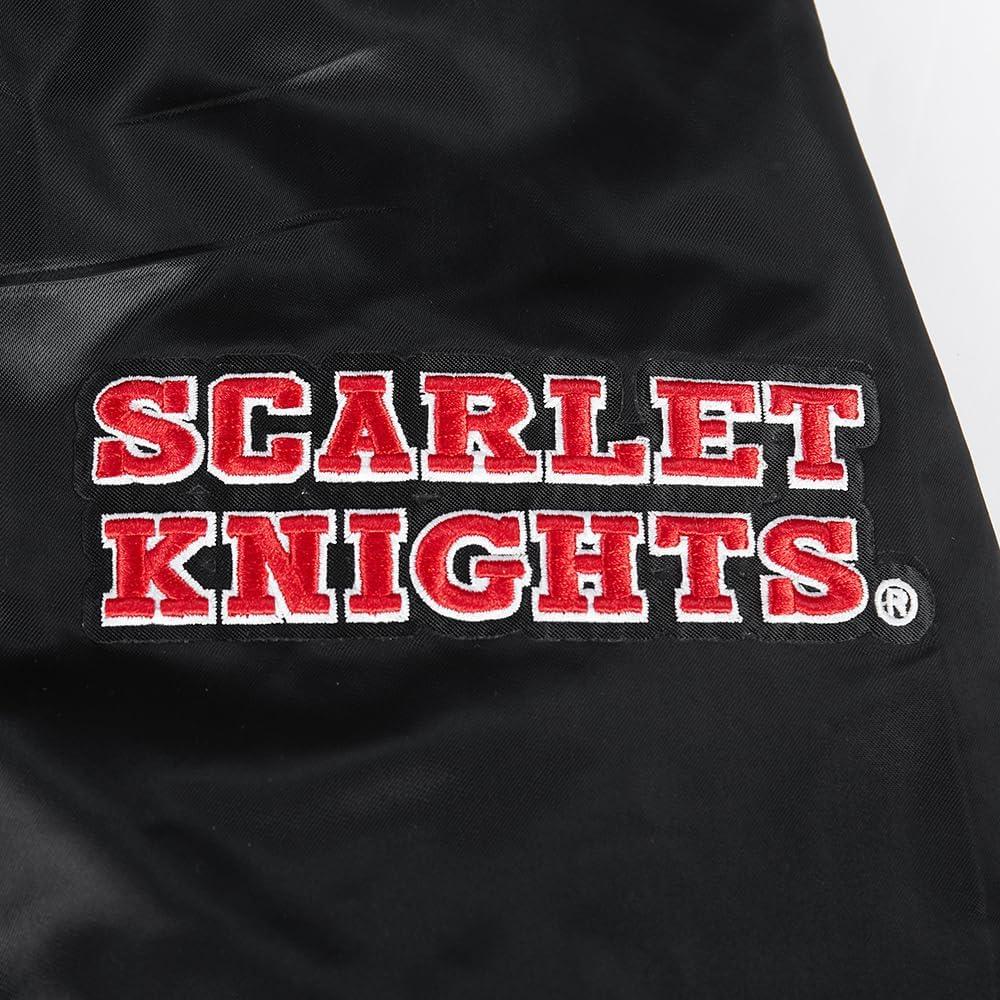 imagePro Standard NCAA mens Mens College Classic Chenille Satin JacketBlack