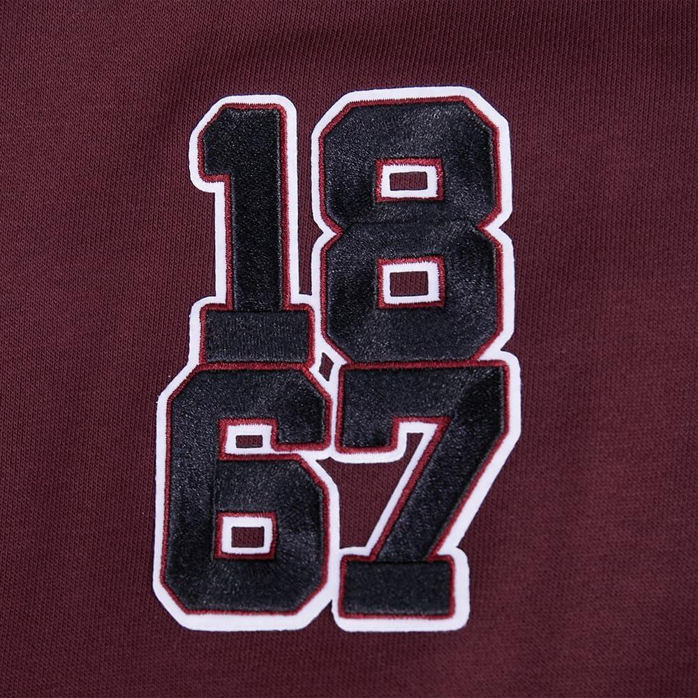 imagePro Standard NCAA womens Womens College Campus Ransom Brushed Back French Terry Cropped Pullover HoodieTeam Color