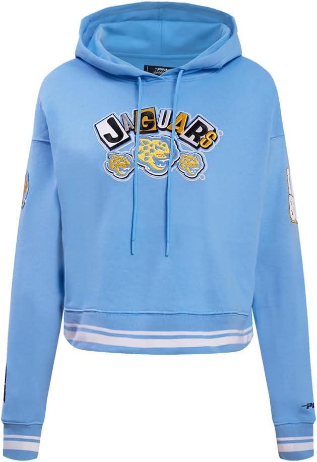 imagePro Standard NCAA womens Womens College Campus Ransom Brushed Back French Terry Cropped Pullover HoodieTeam Color