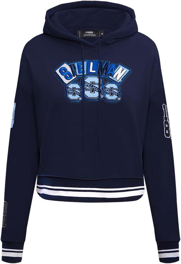 imagePro Standard NCAA womens Womens College Campus Ransom Brushed Back French Terry Cropped Pullover HoodieTeam Color