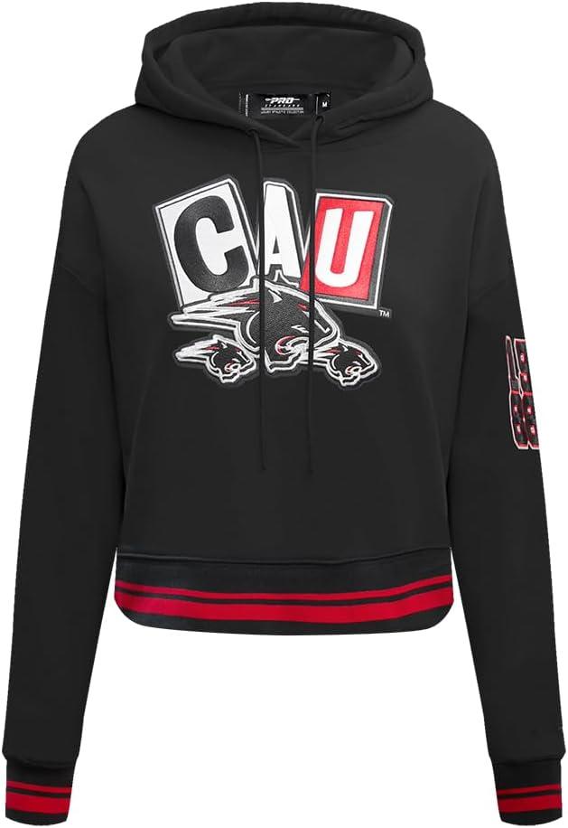 imagePro Standard NCAA womens Womens College Campus Ransom Brushed Back French Terry Cropped Pullover HoodieTeam Color