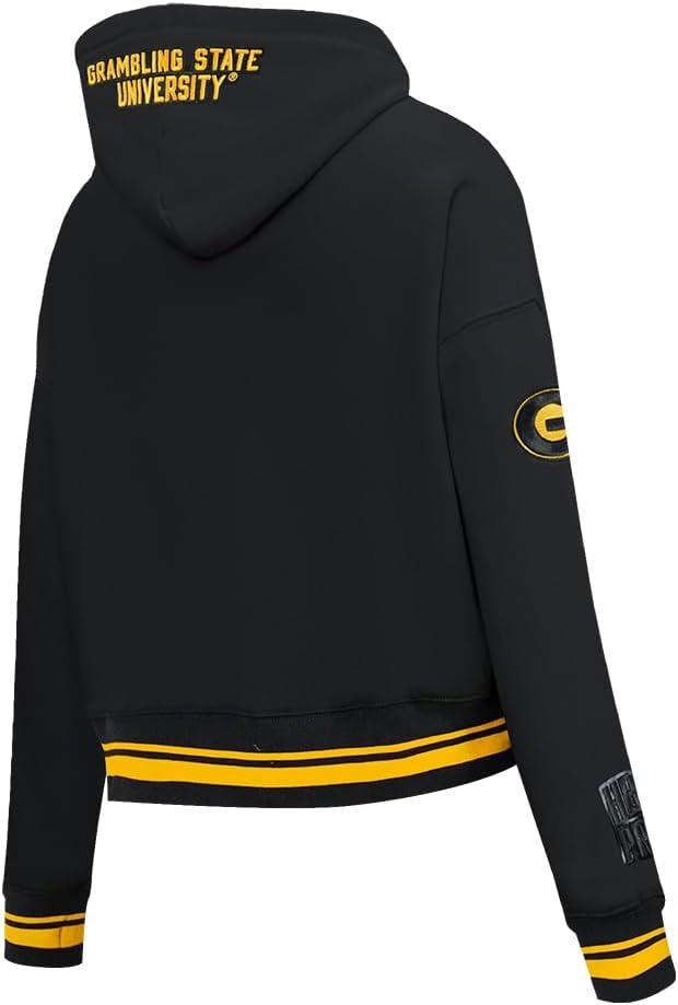imagePro Standard NCAA womens Womens College Campus Ransom Brushed Back French Terry Cropped Pullover HoodieTeam Color