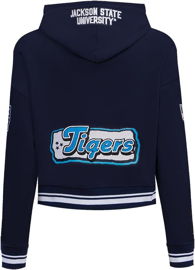 imagePro Standard NCAA womens Womens College Campus Ransom Brushed Back French Terry Cropped Pullover HoodieTeam Color