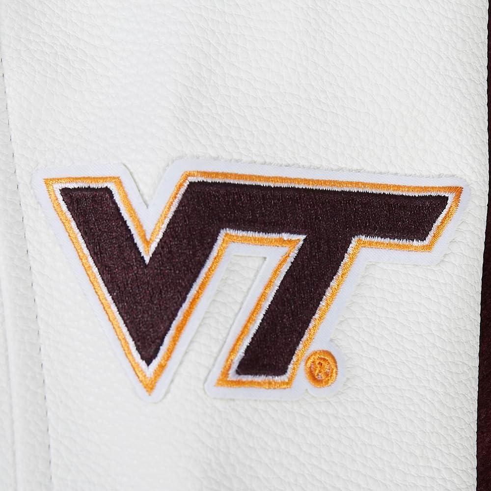 imagePro Standard NCAA womens Womens College Campus Ransom Wool Varsity JacketWineWhite