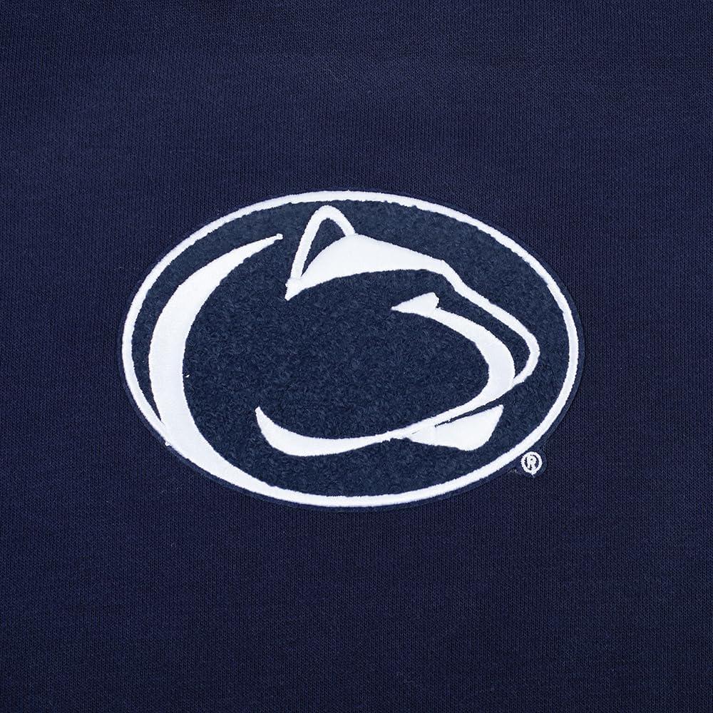 imagePro Standard NCAA womens Womens College Classic Chenille Brushed Back French Terry Crewneck SweatshirtMidnight Navy