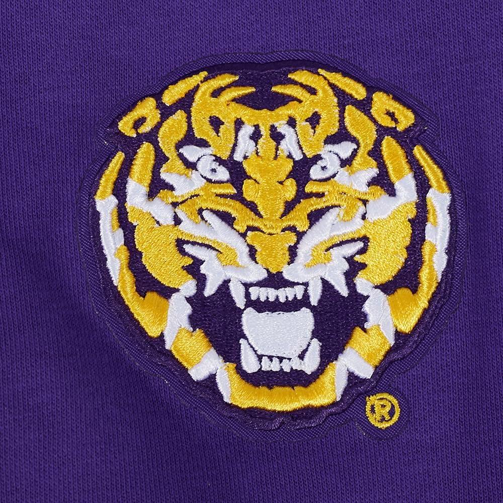 imagePro Standard NCAA womens Womens College Classic Chenille Brushed Back French Terry Crewneck SweatshirtPurple