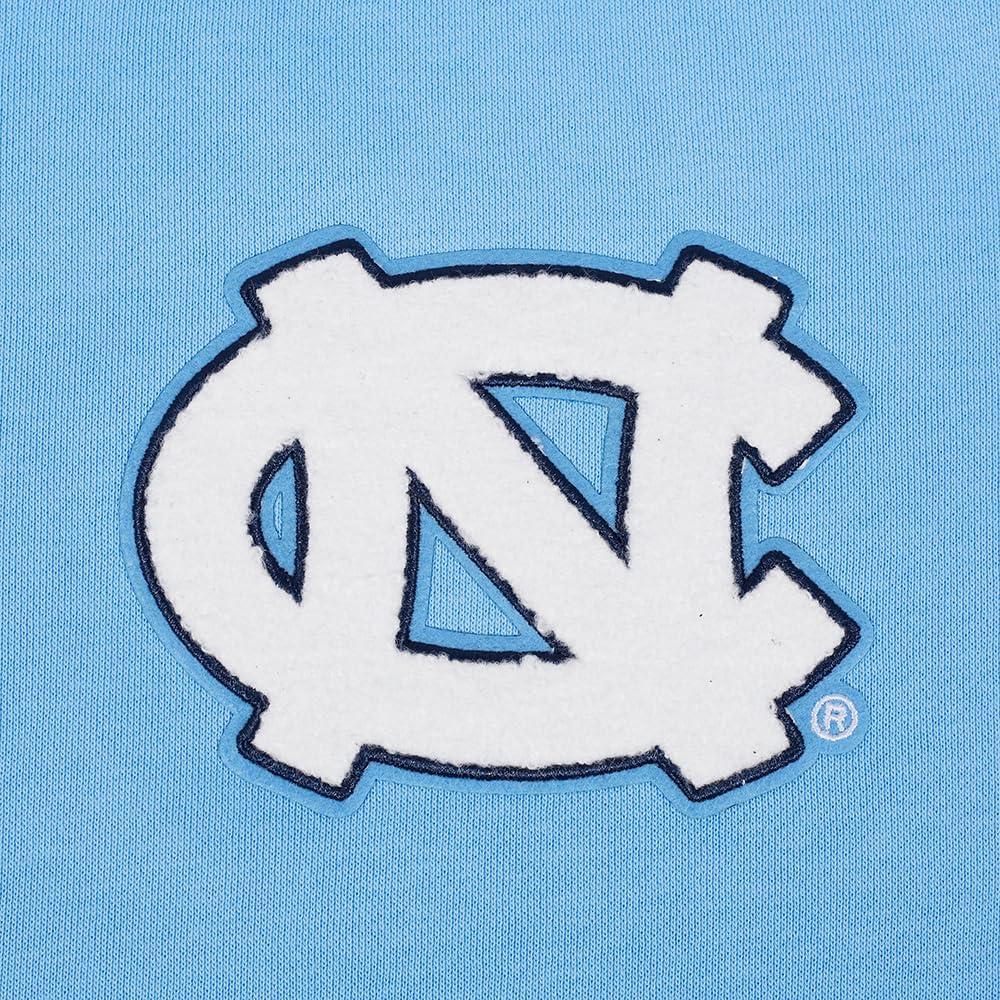 imagePro Standard NCAA womens Womens College Classic Chenille Brushed Back French Terry Crewneck SweatshirtUniversity Blue