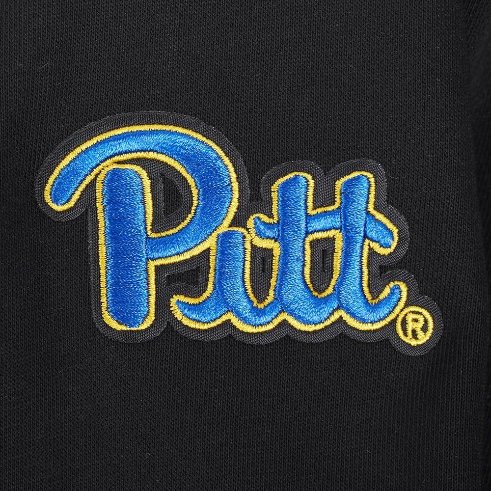imagePro Standard NCAA womens Womens College Classic Essentials Brushed Back French Terry Cropped Pullover HoodieBlackRoyal BlueBlack