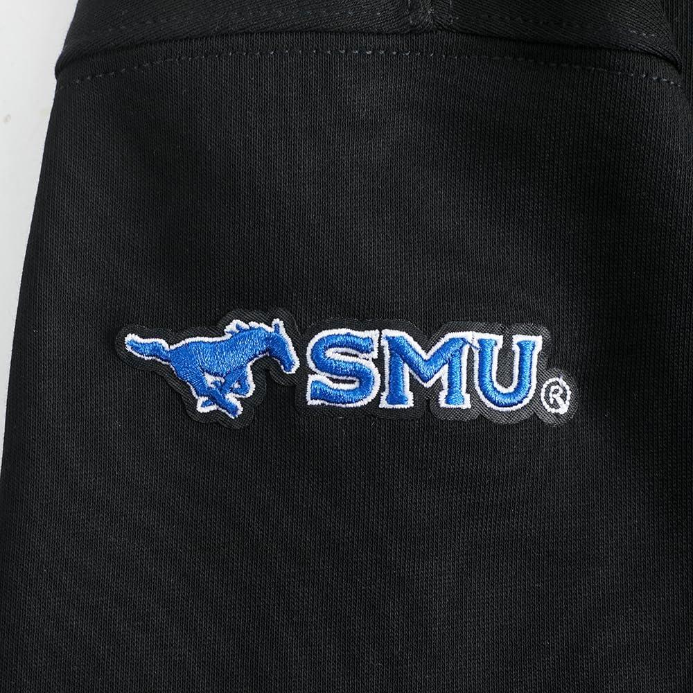 imagePro Standard NCAA womens Womens College Classic Essentials Brushed Back French Terry Cropped Pullover HoodieBlackRoyal BlueBlack