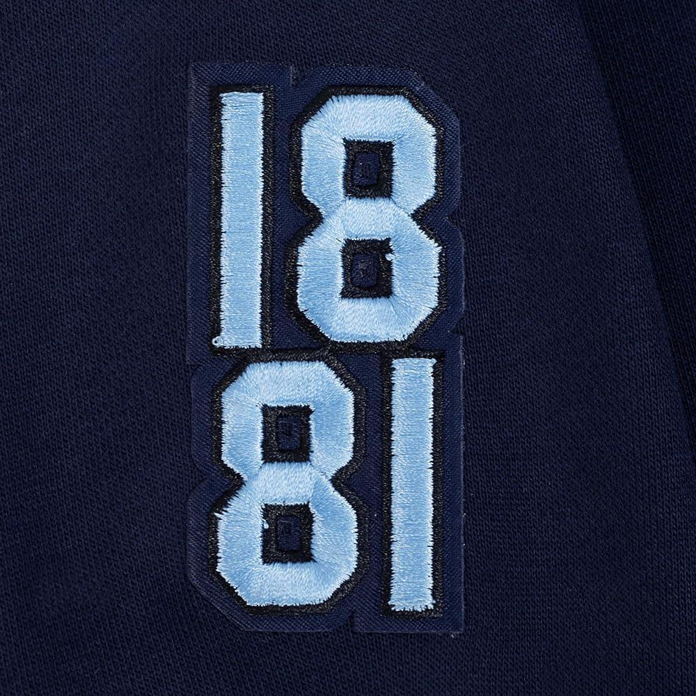 imagePro Standard NCAA womens Womens College Classic Essentials Brushed Back French Terry Cropped Pullover HoodieMidnight Navy