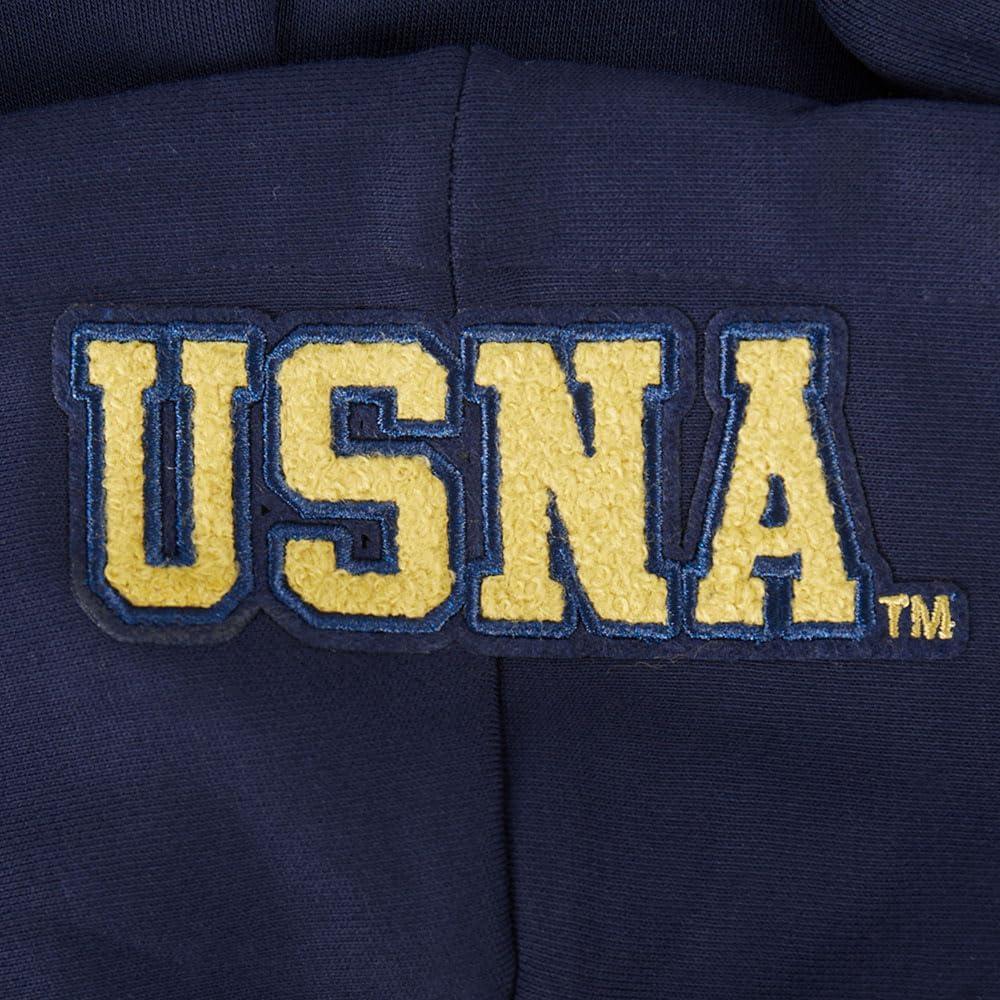 imagePro Standard NCAA womens Womens College Classic Essentials Brushed Back French Terry Cropped Pullover HoodieMidnight Navy