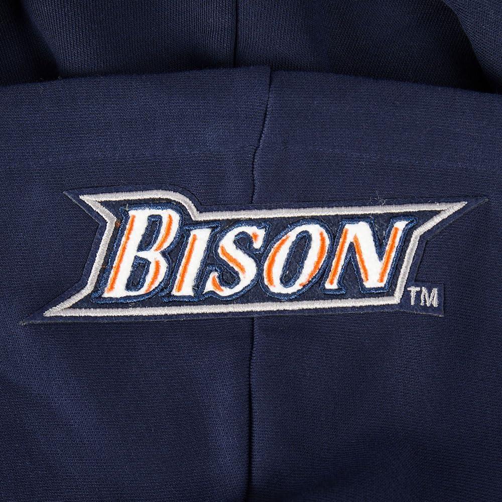 imagePro Standard NCAA womens Womens College Classic Essentials Brushed Back French Terry Cropped Pullover HoodieMidnight NavyOrangeMidnight Navy
