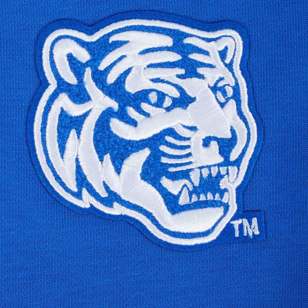 imagePro Standard NCAA womens Womens College Classic Essentials Brushed Back French Terry Cropped Pullover HoodieRoyal Blue
