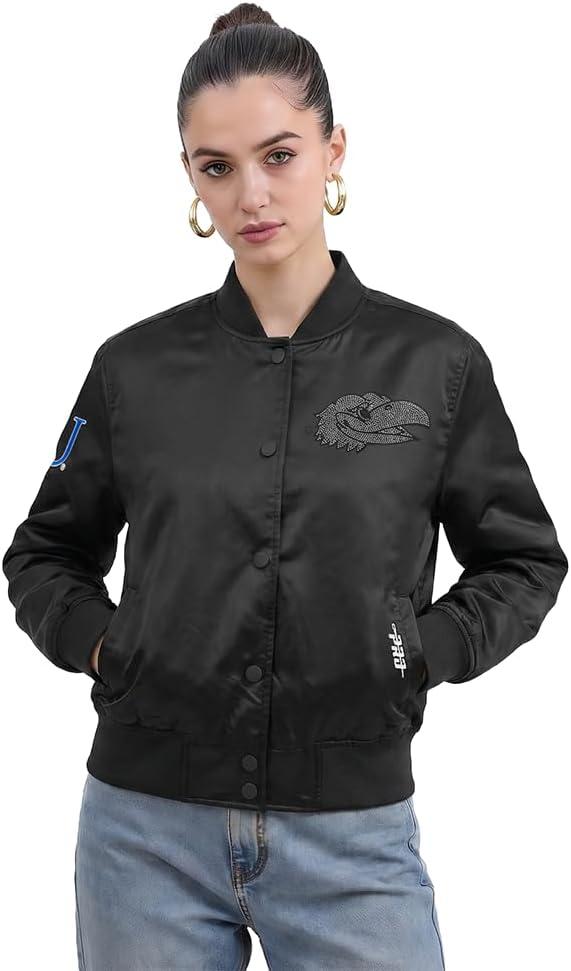imagePro Standard NCAA womens Womens College Jewels Satin JacketBlack