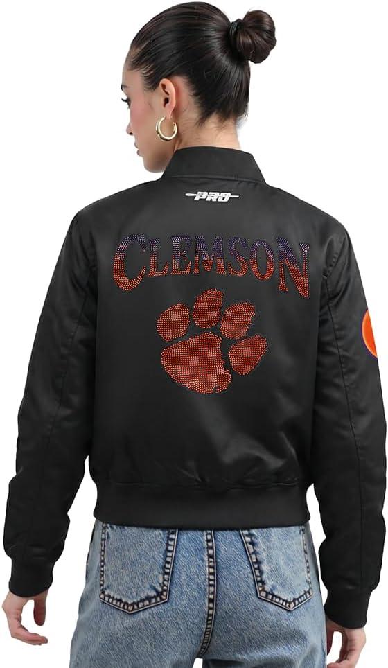 imagePro Standard NCAA womens Womens College Jewels Satin JacketBlack