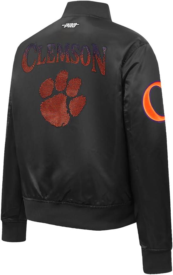 imagePro Standard NCAA womens Womens College Jewels Satin JacketBlack