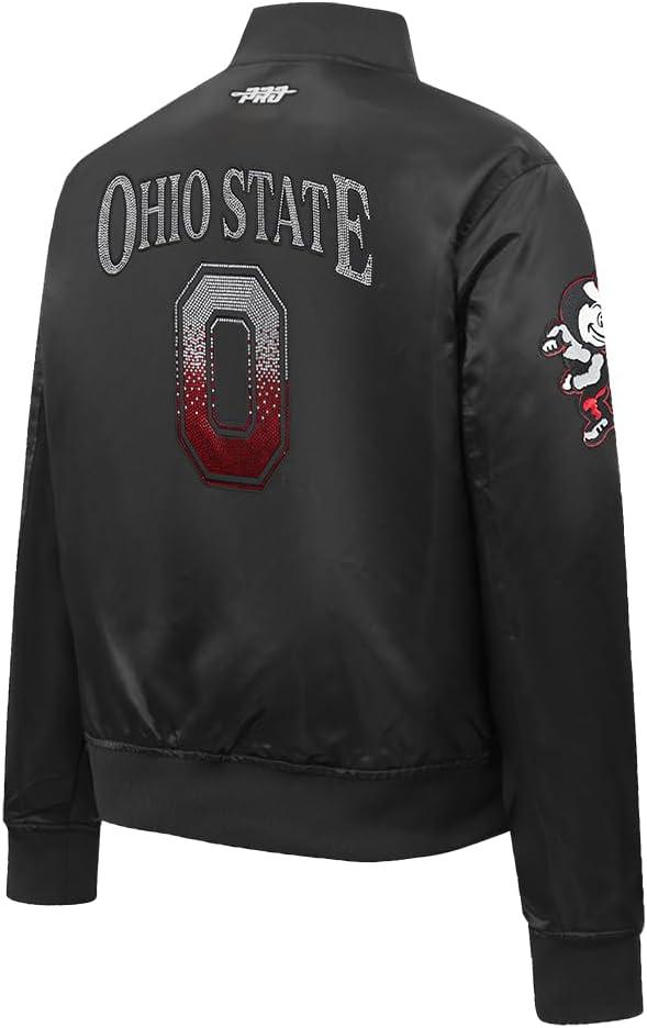 imagePro Standard NCAA womens Womens College Jewels Satin JacketBlack