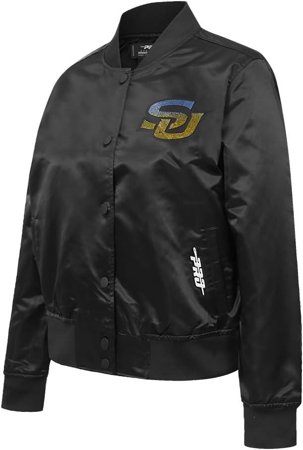 imagePro Standard NCAA womens Womens College Jewels Satin JacketBlack