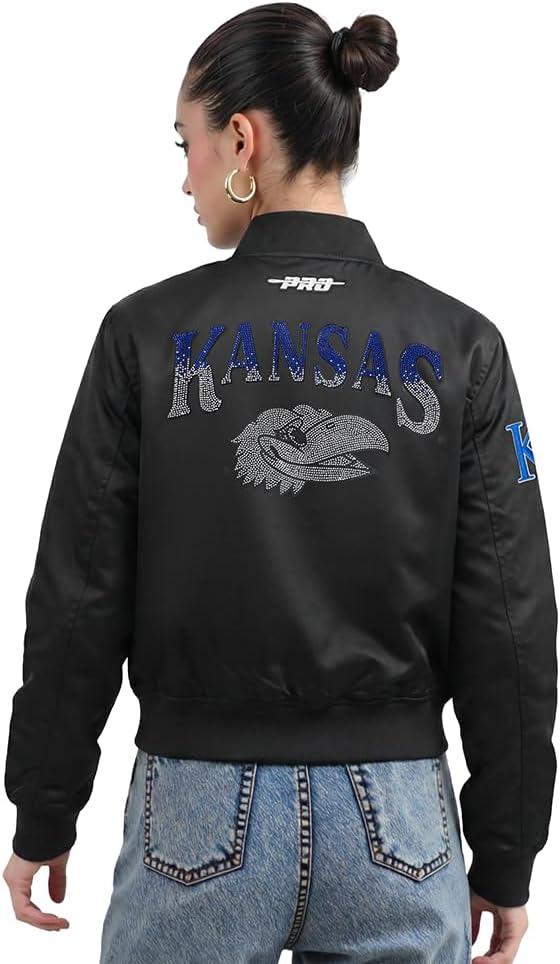 imagePro Standard NCAA womens Womens College Jewels Satin JacketBlack