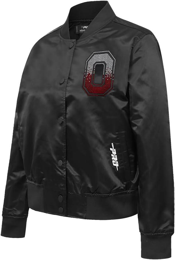 imagePro Standard NCAA womens Womens College Jewels Satin JacketBlack