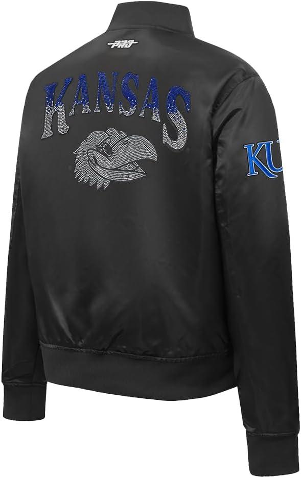 imagePro Standard NCAA womens Womens College Jewels Satin JacketBlack