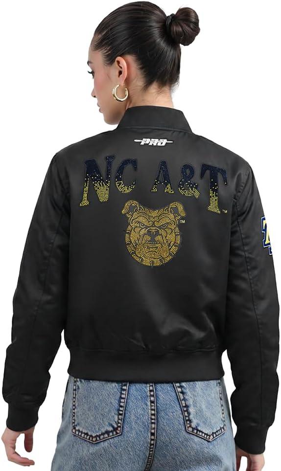 imagePro Standard NCAA womens Womens College Jewels Satin JacketBlack