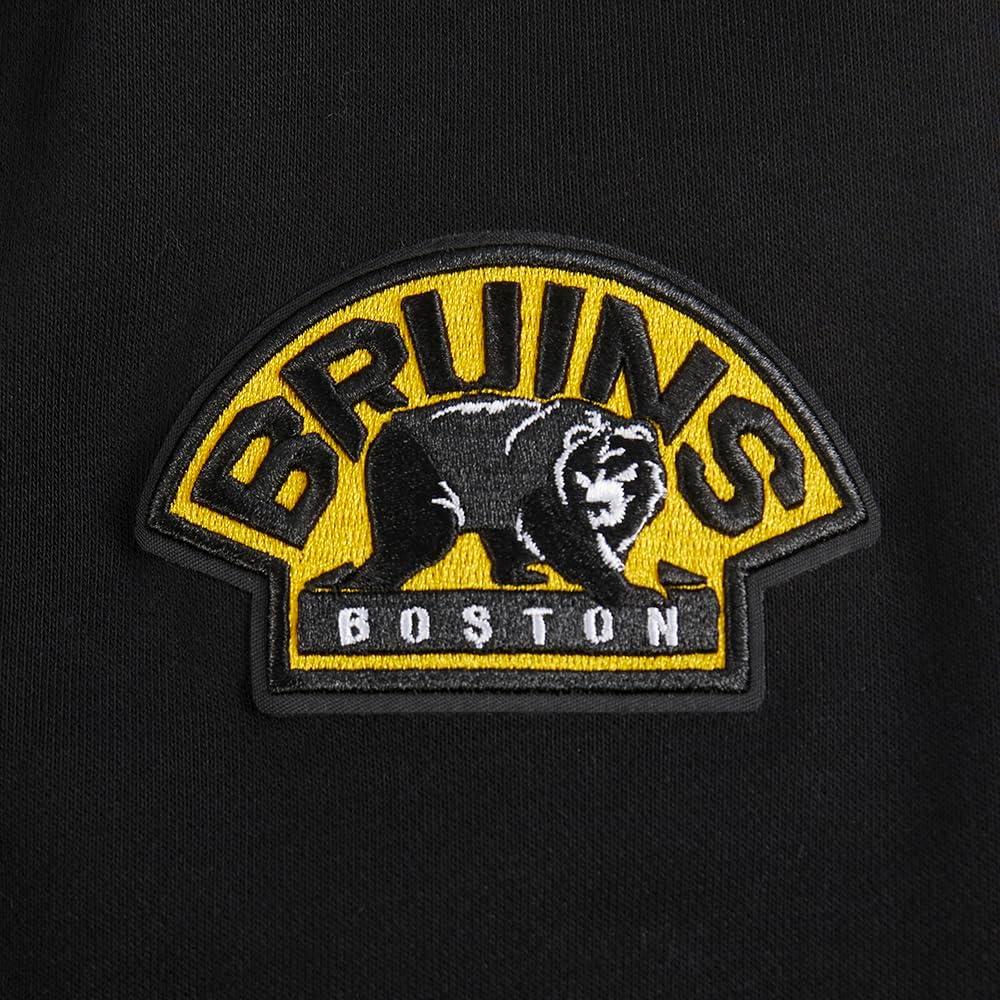 imagePro Standard NHL womens Womens Nhl Classic Chenille Brushed Back French Terry Crewneck SweatshirtBlack