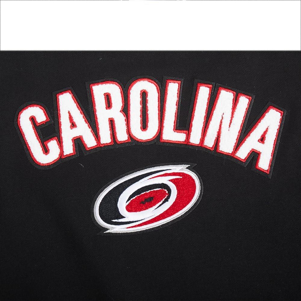 imagePro Standard NHL womens Womens Nhl Classic Chenille Brushed Back French Terry Crewneck SweatshirtBlack