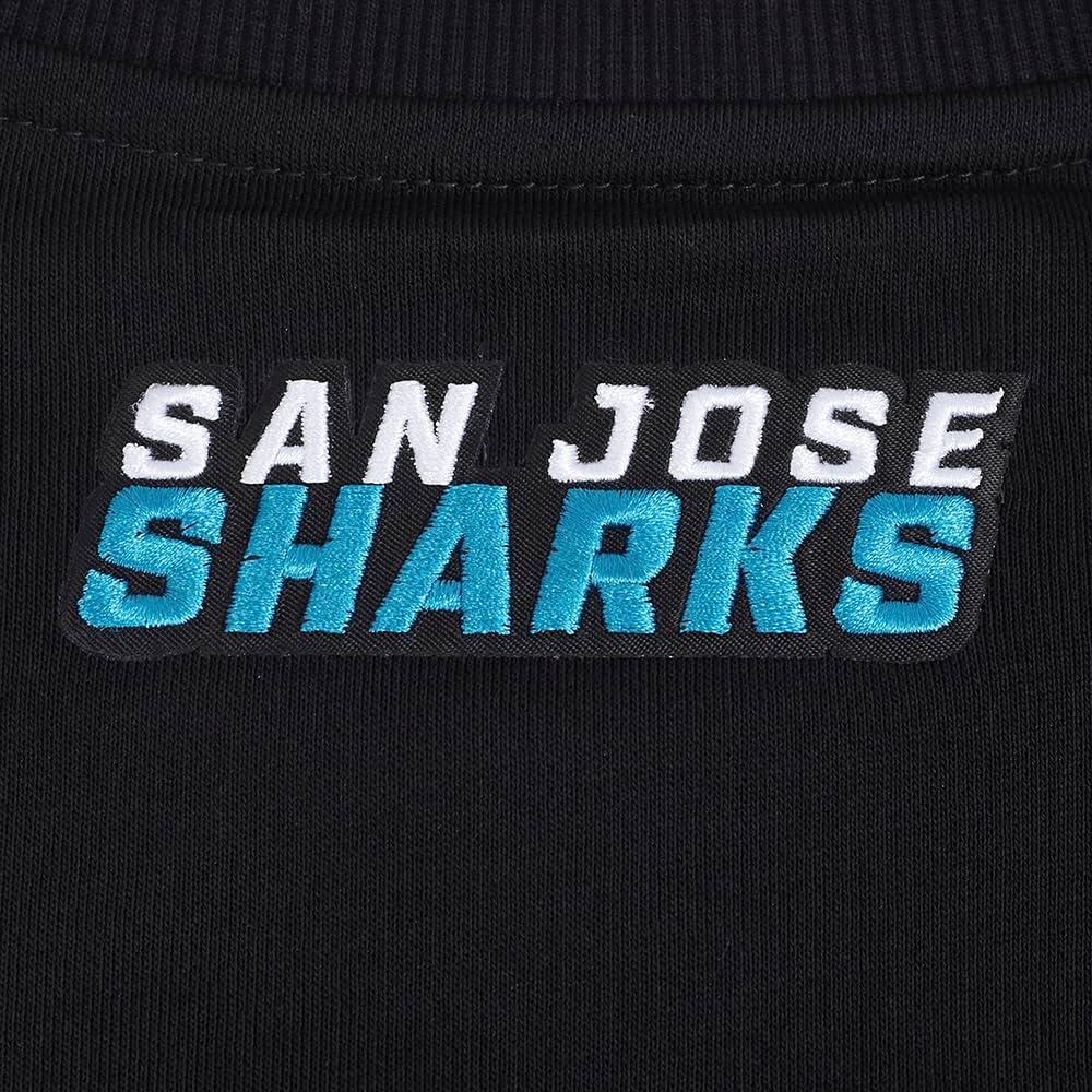 imagePro Standard NHL womens Womens Nhl Classic Chenille Brushed Back French Terry Crewneck SweatshirtBlack