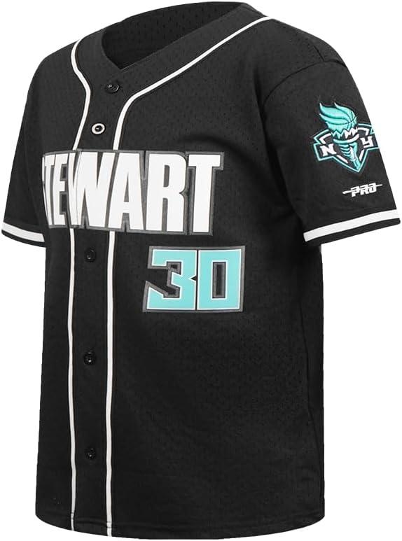 imagePro Standard WNBA Boys Big Boys WNBA New York Liberty Classic Player Mesh Down TopBlack