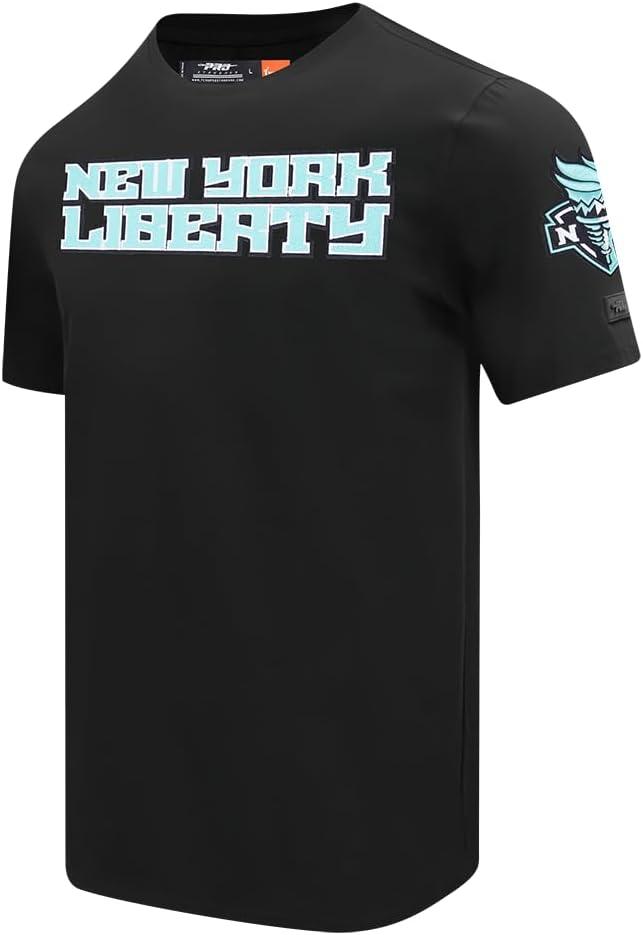 imagePro Standard WNBA Mens Mens WNBA New York Liberty Classic Player Cotton Short Sleeve TeeBlack