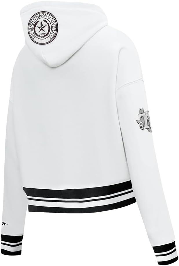 imagePro Standard Womens College Classic Essentials Cropped Pullover HoodieWhiteBlack