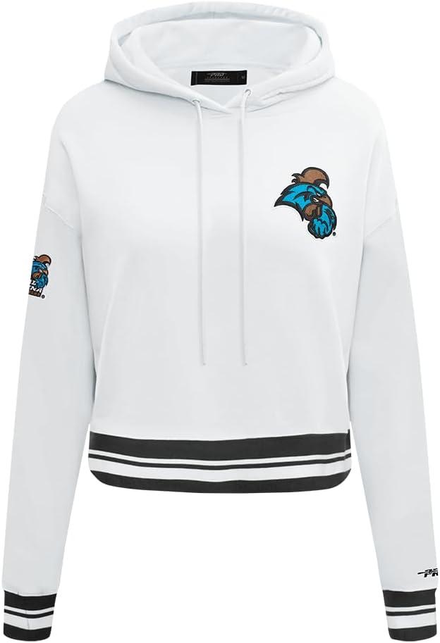 imagePro Standard Womens College Classic Essentials Cropped Pullover HoodieWhiteBlack