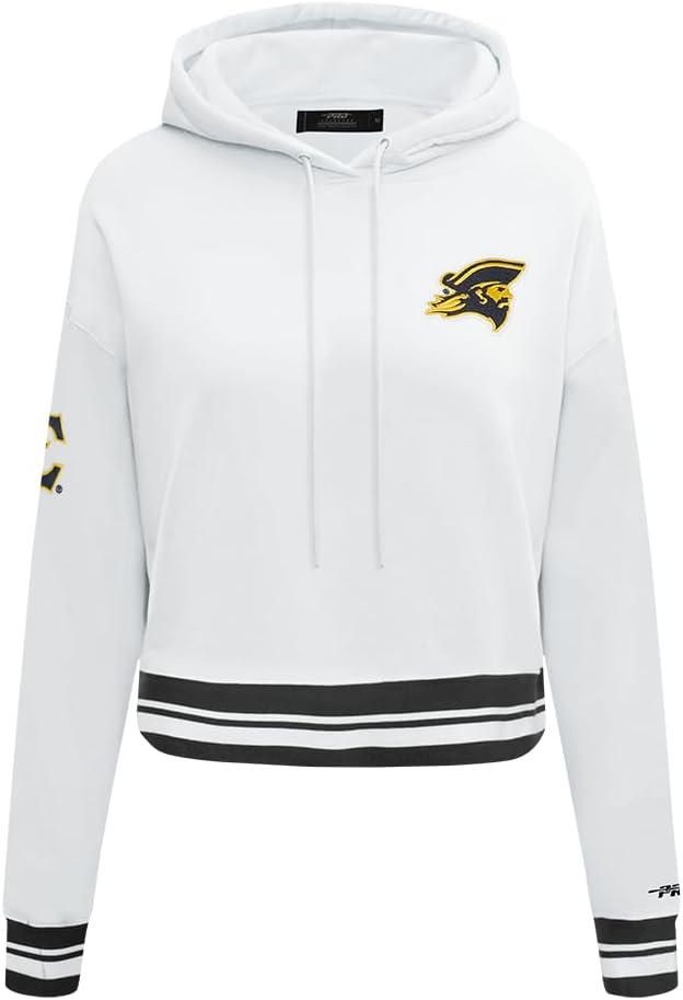 imagePro Standard Womens College Classic Essentials Cropped Pullover HoodieWhiteBlack