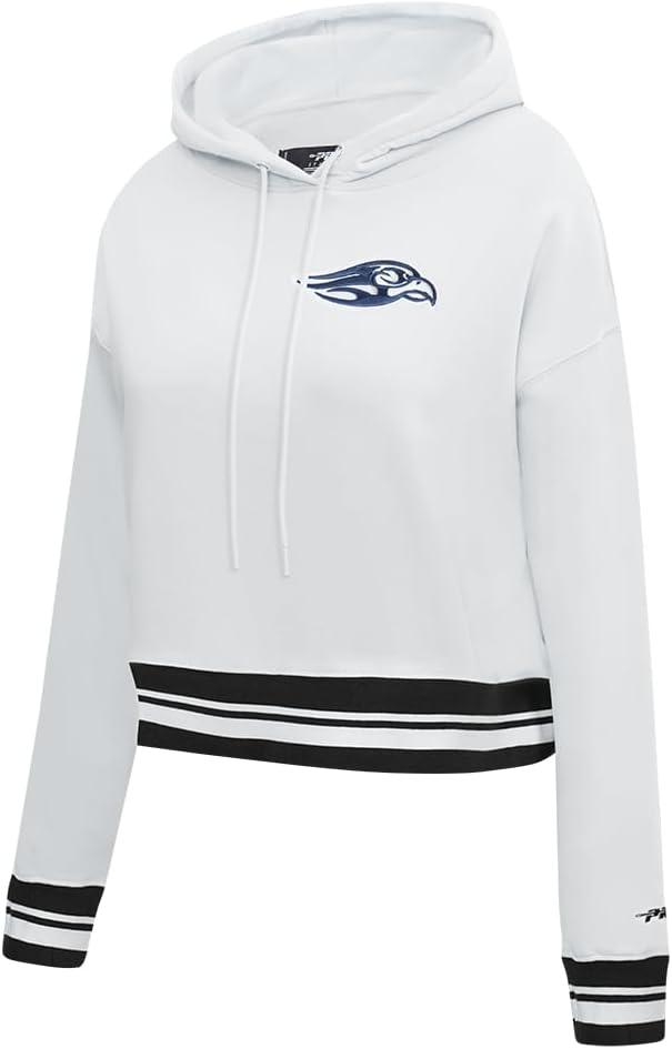 imagePro Standard Womens College Classic Essentials Cropped Pullover HoodieWhiteBlack