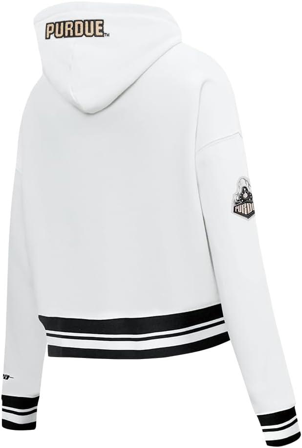 imagePro Standard Womens College Classic Essentials Cropped Pullover HoodieWhiteBlack