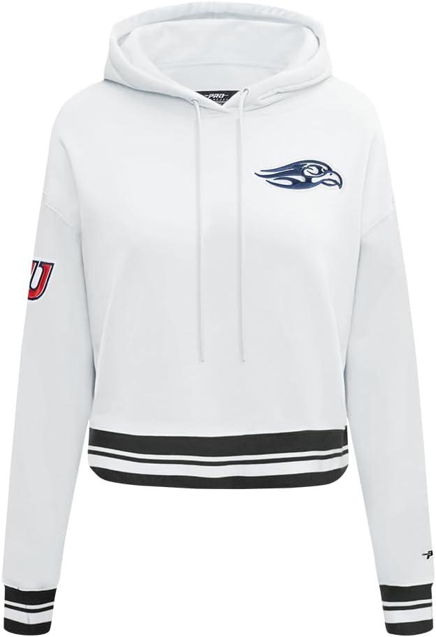 imagePro Standard Womens College Classic Essentials Cropped Pullover HoodieWhiteBlack