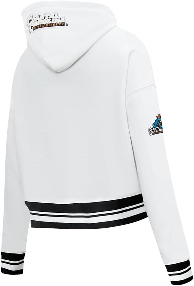 imagePro Standard Womens College Classic Essentials Cropped Pullover HoodieWhiteBlack