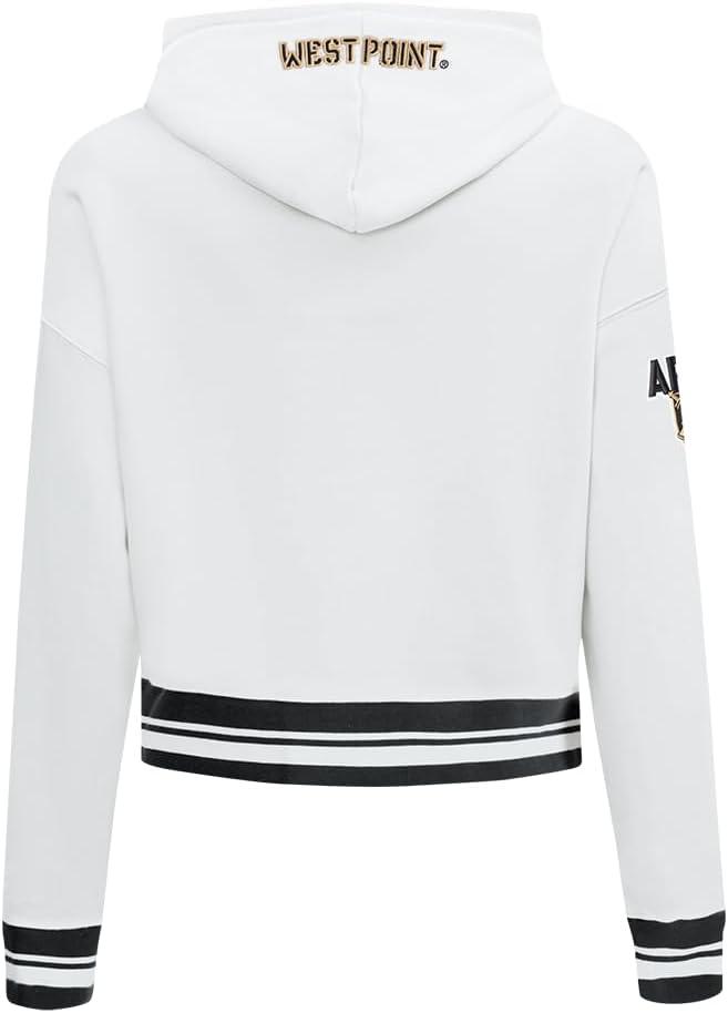 imagePro Standard Womens College Classic Essentials Cropped Pullover HoodieWhiteBlack