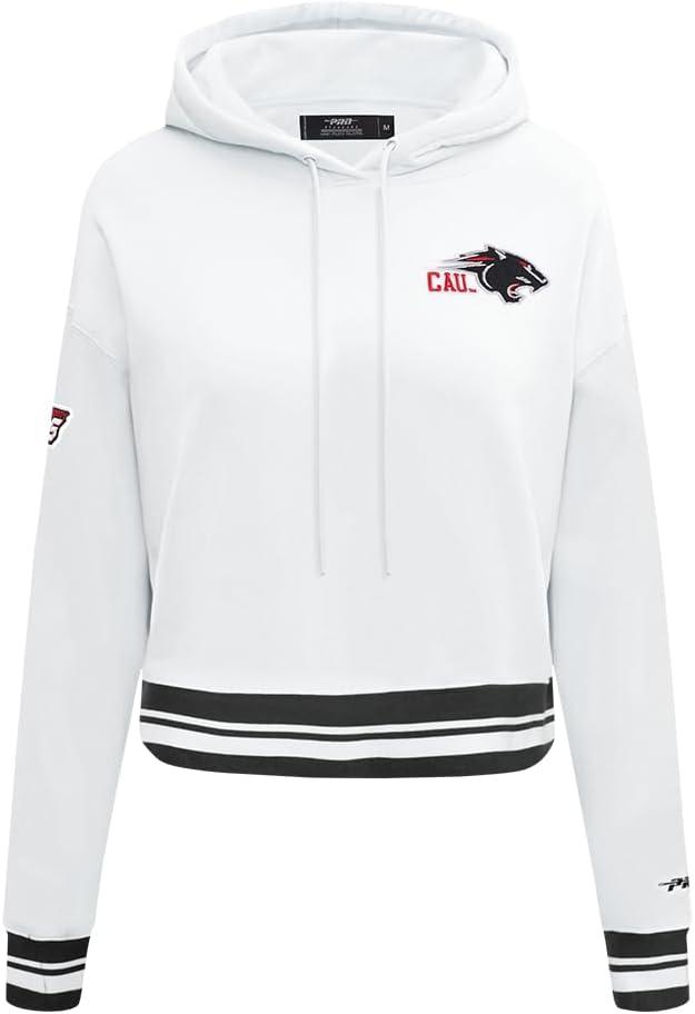 imagePro Standard Womens College Classic Essentials Cropped Pullover HoodieWhiteBlack