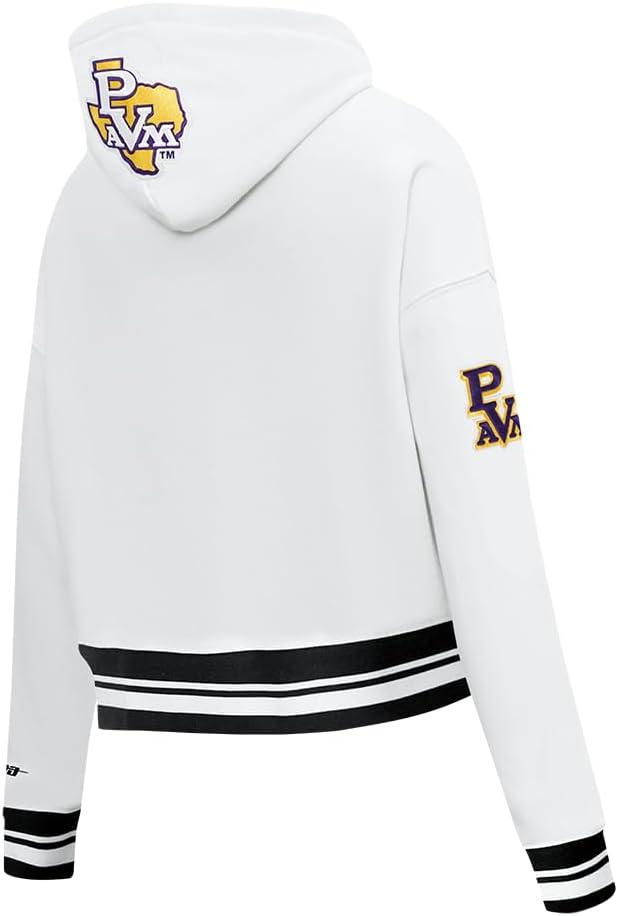imagePro Standard Womens College Classic Essentials Cropped Pullover HoodieWhiteBlack